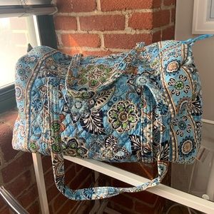 Vera Bradley Large Duffle in Bali Blue